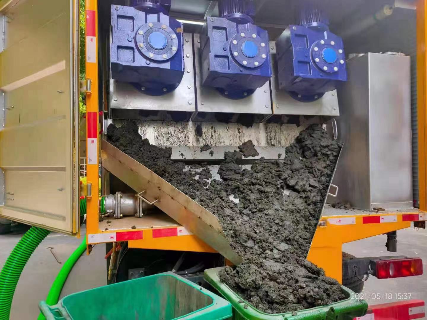 田家庵化粪池清掏城市维护站-泥浆净化干湿分离处理